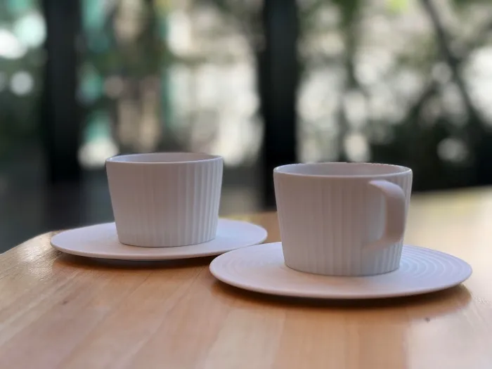 子育てひろばのコーヒーカップ