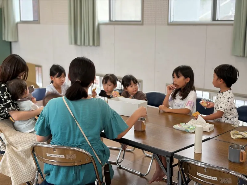 おやつタイムの写真